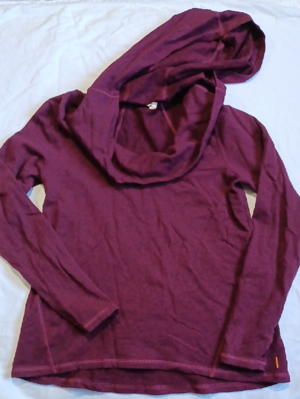 Plum Hooded Pullover